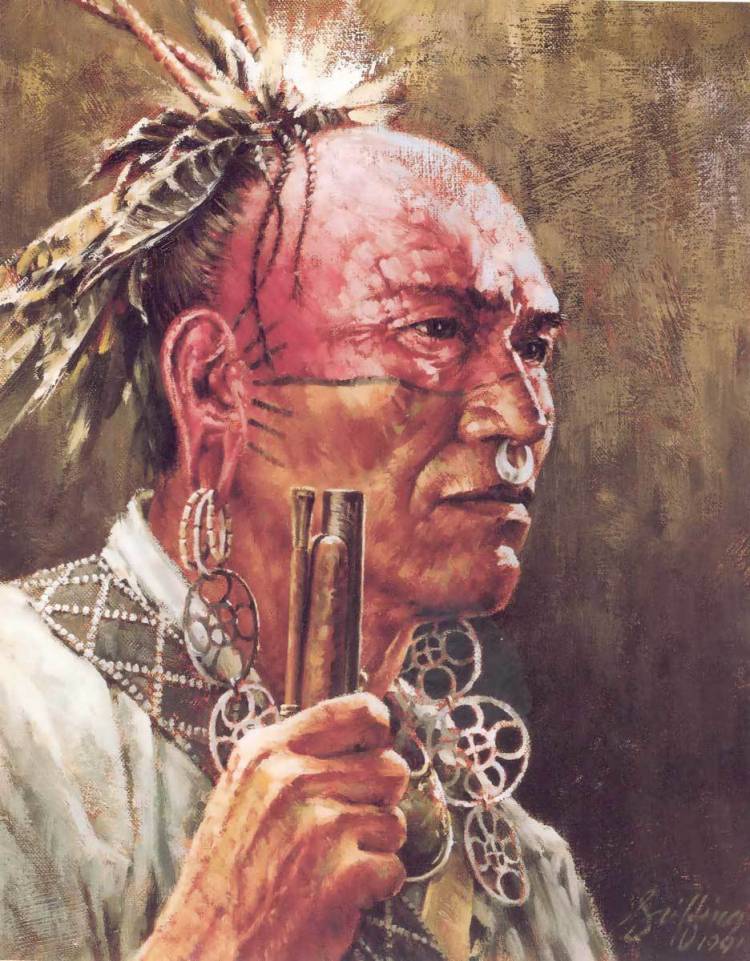 Что можно узнать по раскраске на лицах индейцев