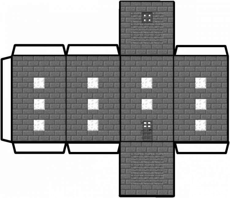 Раскраски Майнкрафт делать из бумаги 