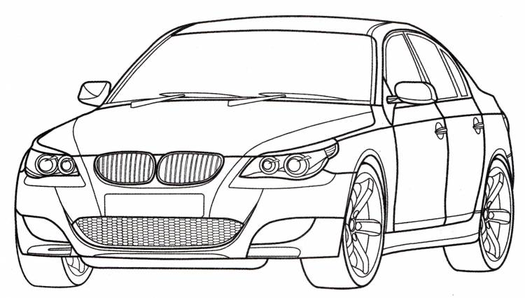 Раскраска BMW M