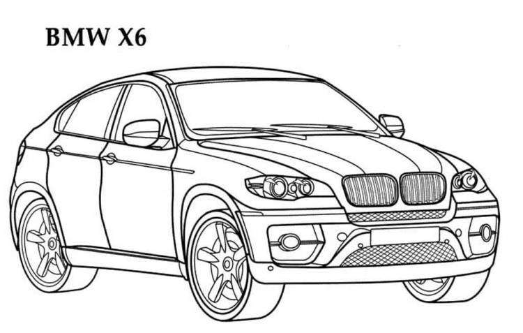 Раскраски Бмв скачать и распечатать бесплатно