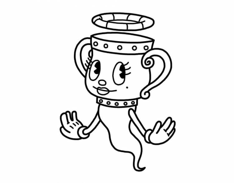 Раскраска Cuphead