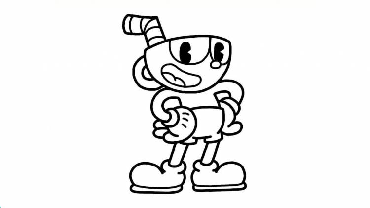 Раскраски Капхед (Cuphead)