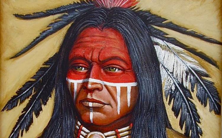Значение рисунков на лице индейцев