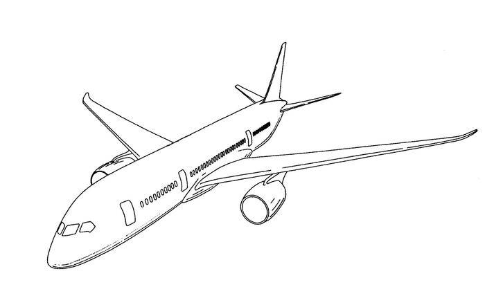 Рисунки самолёта для срисовки для детей