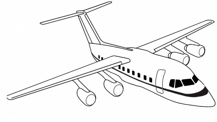 Рисунки самолетов для срисовки 
