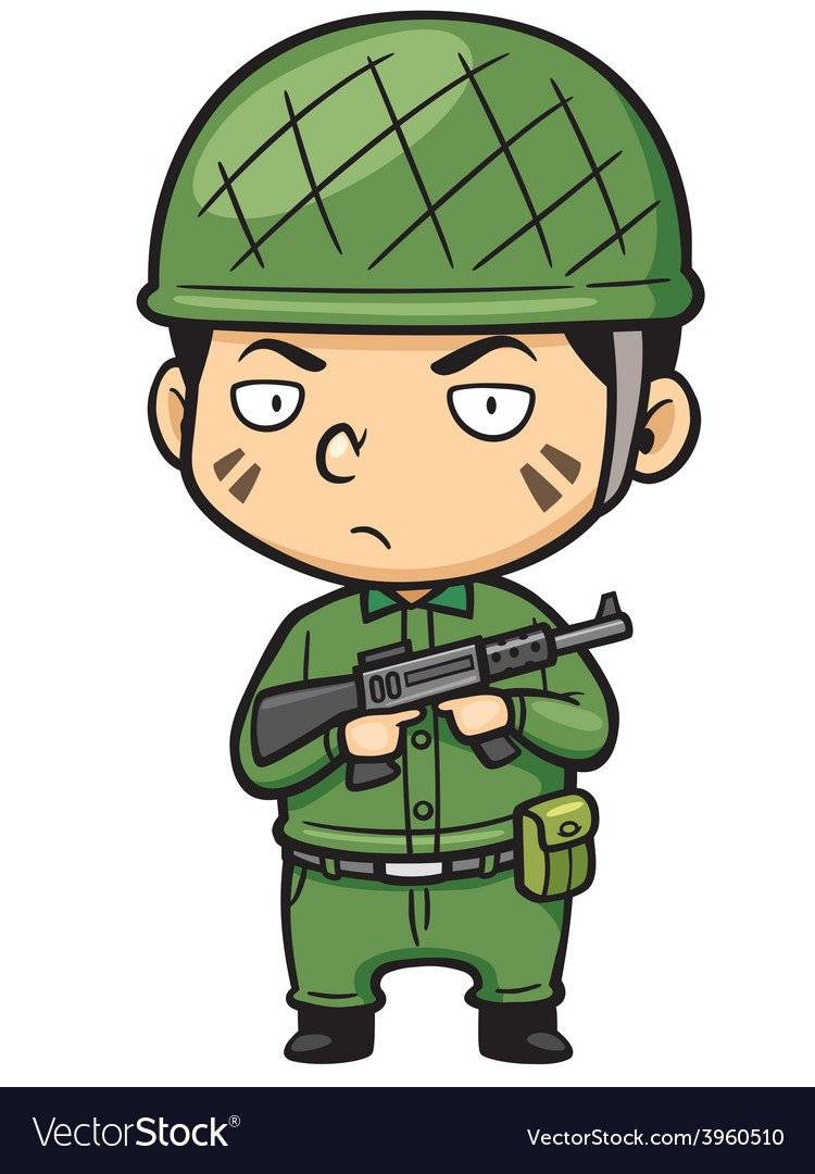 Рисунок маленького солдата 