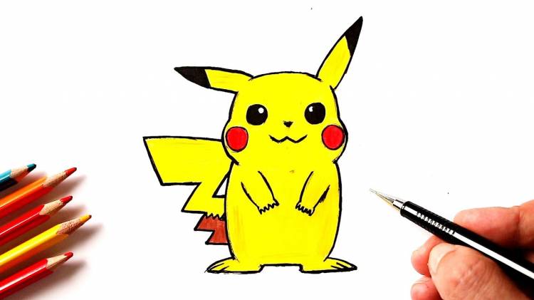 How to draw Pikachu