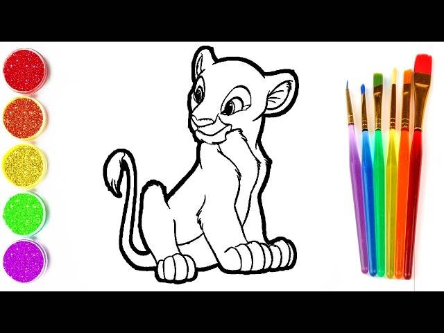 How to draw a lion