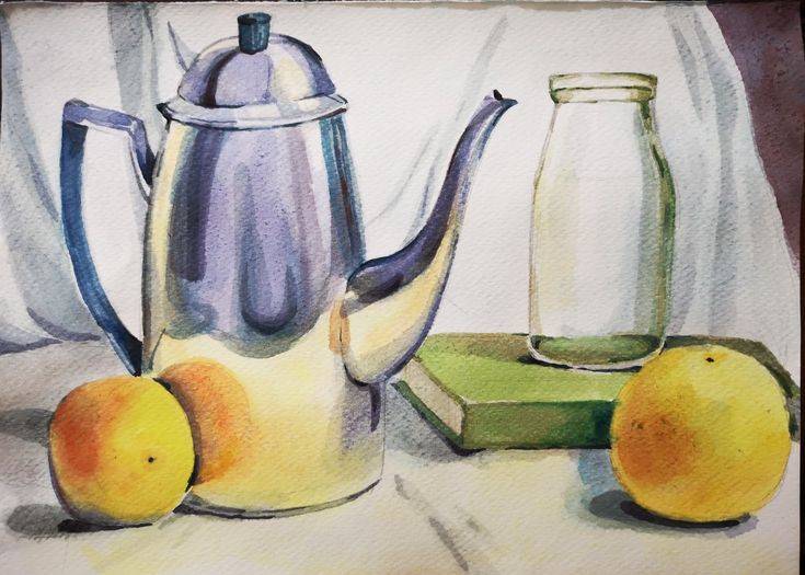 Watercolor still life