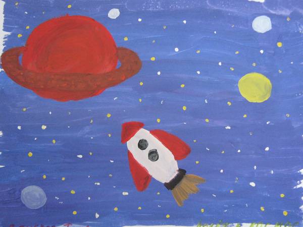 Конкурс детского рисунка «Мечтая о космосе!» на Кушва-онлайн