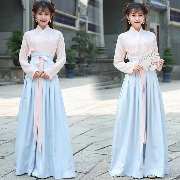 Новое Поступление HANFU Национальный Костюм Ganfu Древний Китайский Традиционный Косплей Китайский Народной Танец Одежда Леди Тан Династия Сцена Платье От