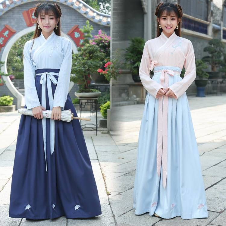 Новое Поступление HANFU Национальный Костюм Ganfu Древний Китайский Традиционный Косплей Китайский Народной Танец Одежда Леди Тан Династия Сцена Платье От