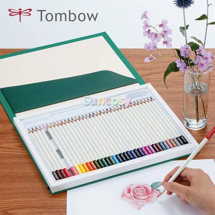 Японская коллекция цветных карандашей Tombow Dragonfly IROJITEN Color в словаре