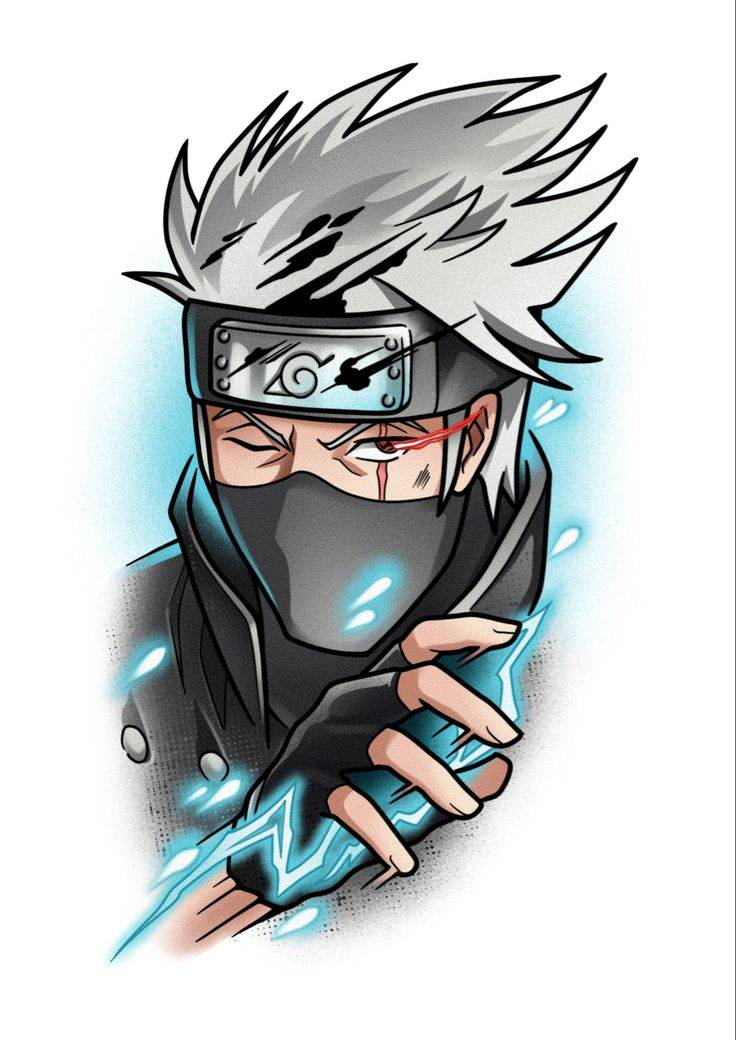 Kakashi Hatake naruto art stepnoysa