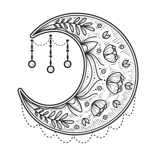 Луна рисунок Изображения