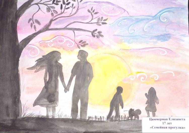 В День семьи, любви и верности в администрации Октябрьского района подвели итоги конкурса рисунков «Моя дружная семья»