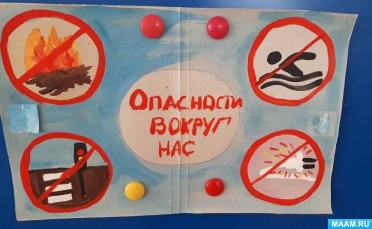 Конспект занятия по окружающему миру в старшей группе «Опасность вокруг нас» 