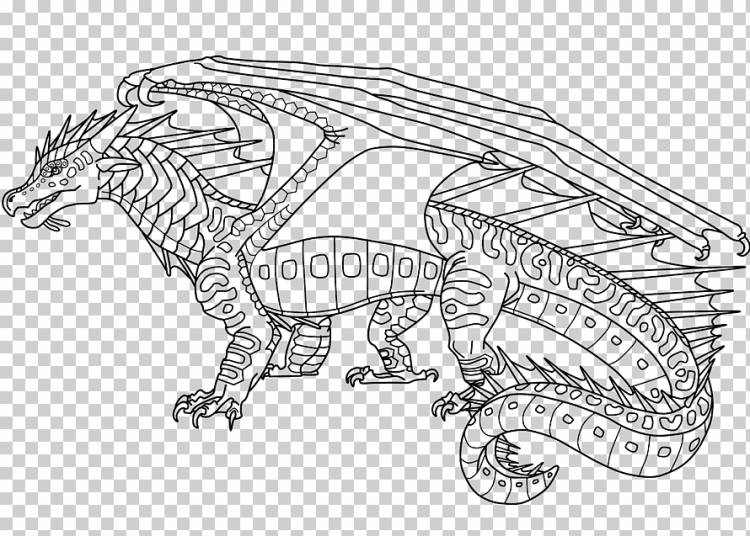 Line art Wings of Fire Раскраска Дракон, биофармацевтические цветные страницы, ребенок, крылья, цвет png