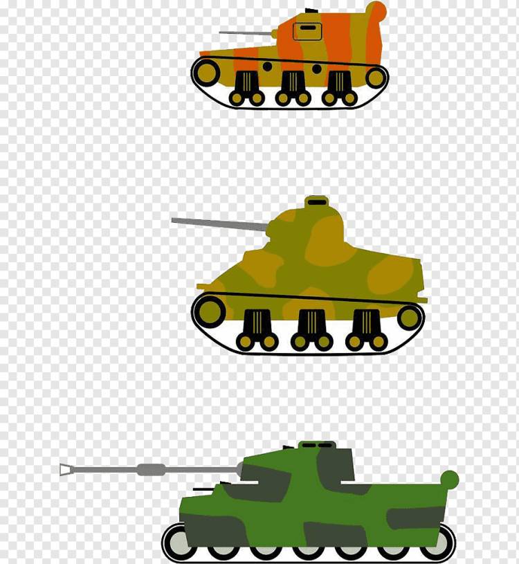 Иллюстрация танка, различные формы танков, окрашенный, вождение, текст png
