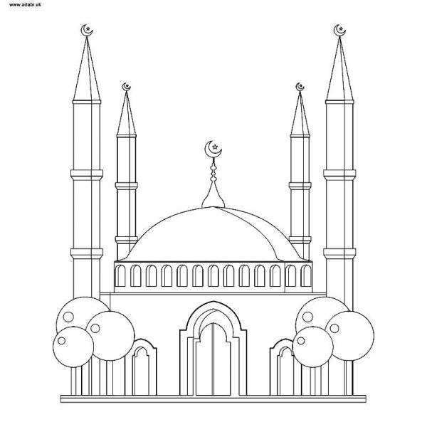 Идеи для срисовки мечеть легкие цветной 