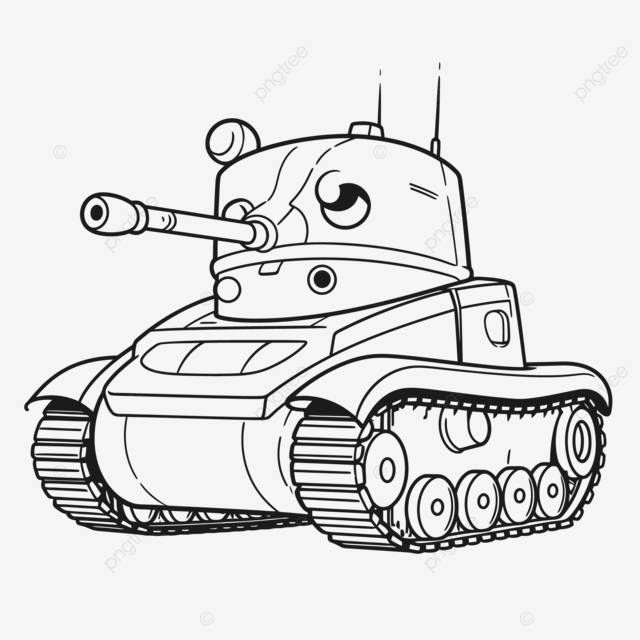 рисунок мультяшный рисунок показывающий набросок страницы раскраски танка вектор PNG , рисунок автомобиля, мультфильм рисунок, рисунок крыла PNG картинки и пнг рисунок для бесплатной загрузки