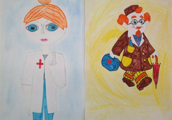 Медицина глазами детей рисунки