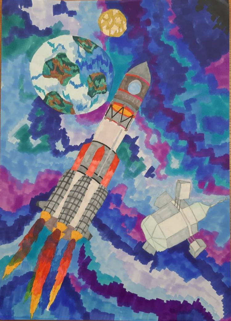 Детское радио и Роскосмос отправят рисунки ребят на орбиту!