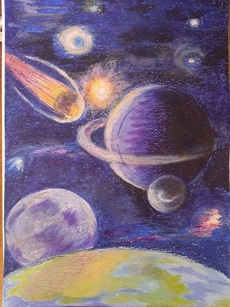 Итоги конкурса детских рисунков «Первый человек в космосе»