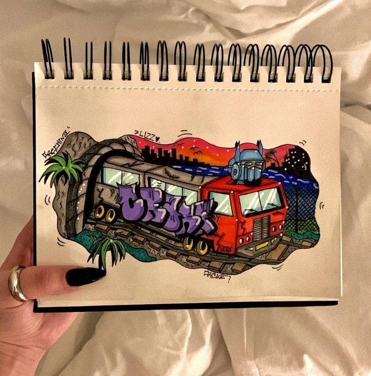 graffiti sketch