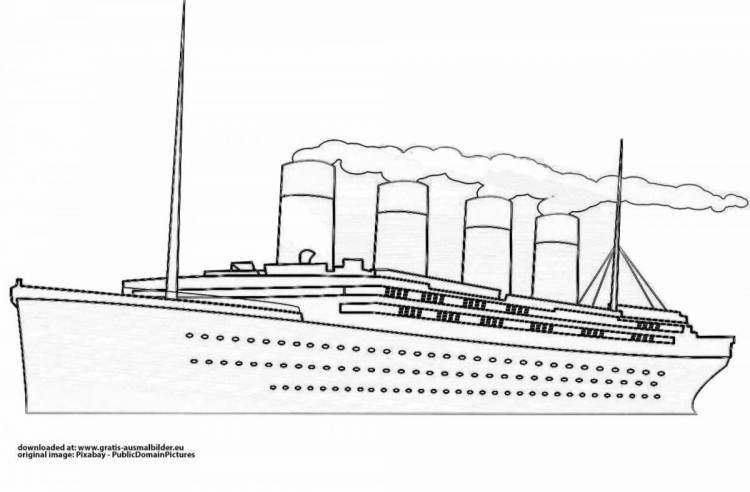 Картинки Титаник для детей 