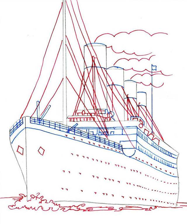 Рисуем Титаник
