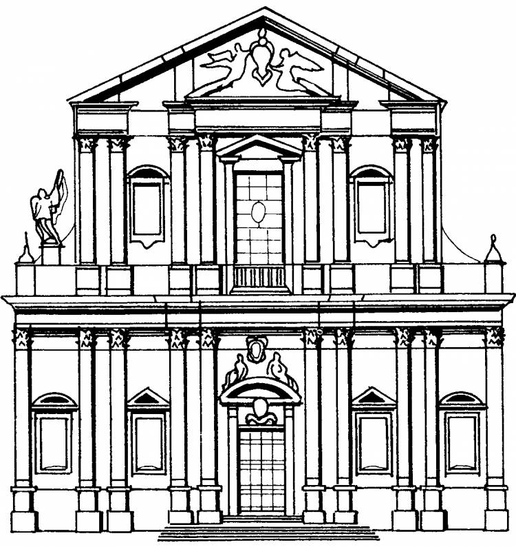 Архитектура в стиле Барокко рисунки