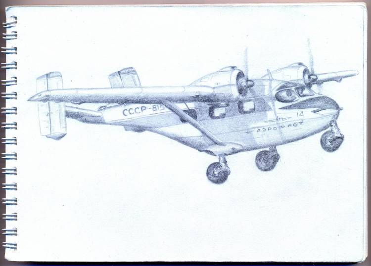 Авиация в рисунках
