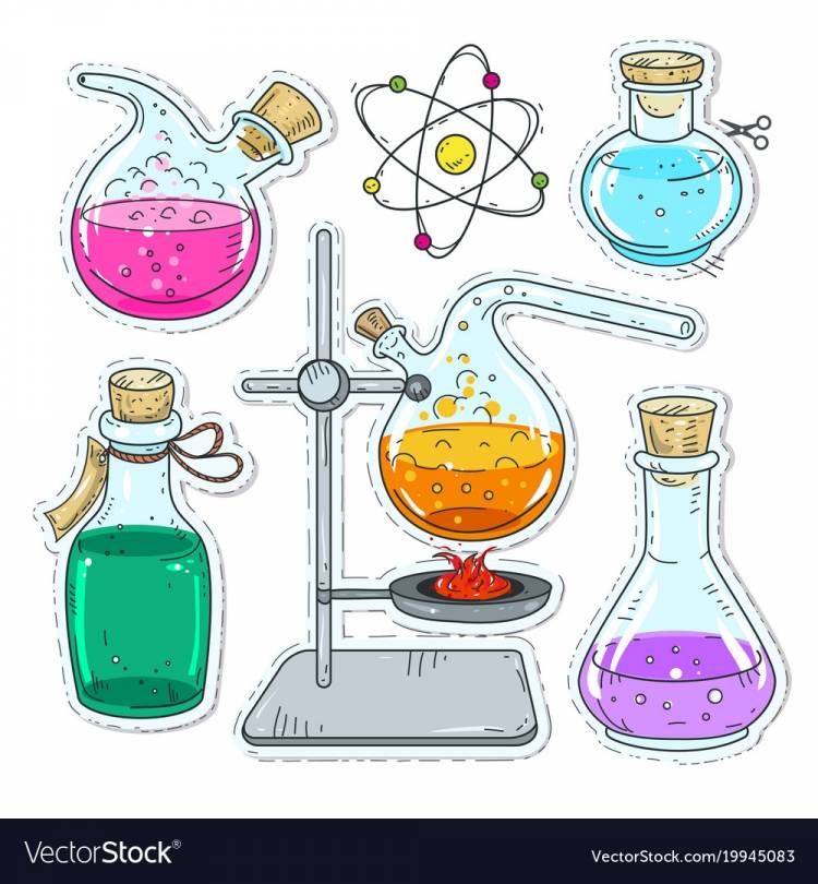 Рисунки в стиле химии