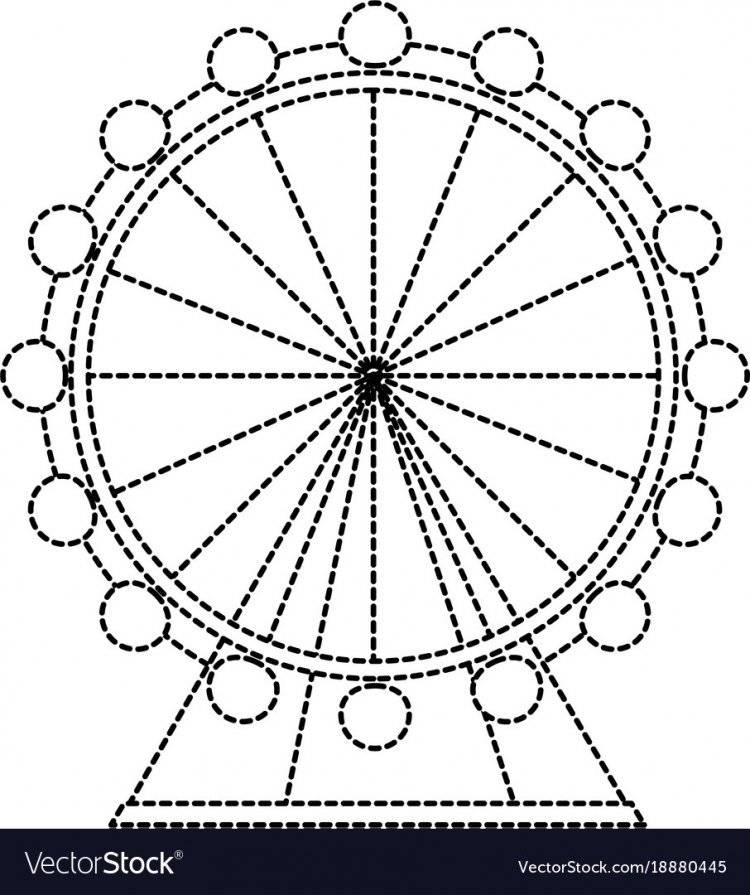 Идеи для срисовки колесо обозрения 