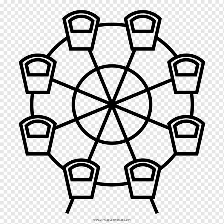 Колесо обозрения Рисование, колесо обозрения Рисование, Акварельная живопись, белая, другие png
