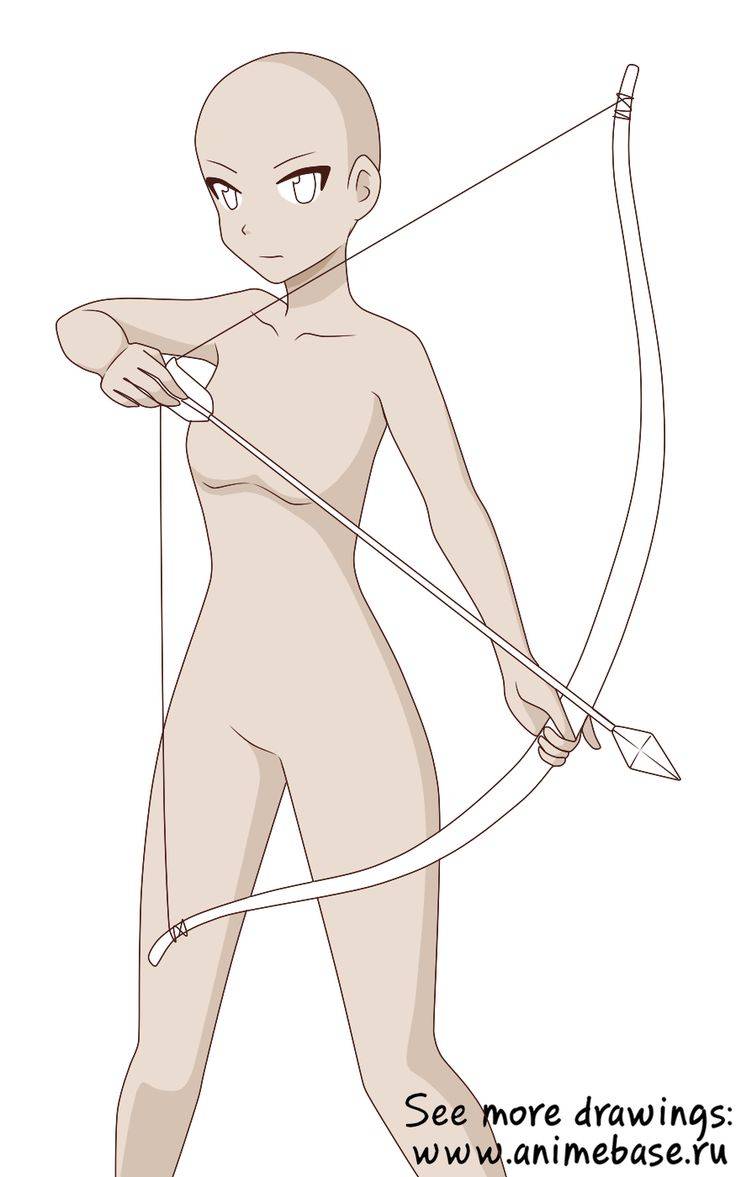 Girl with a bow and arrow