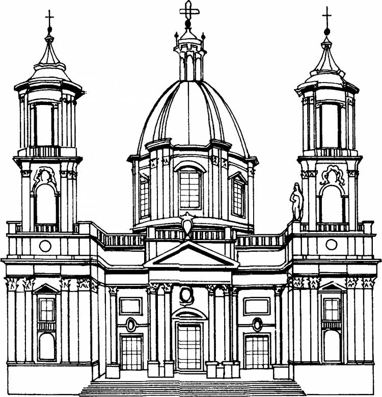 Барокко рисунок карандашом