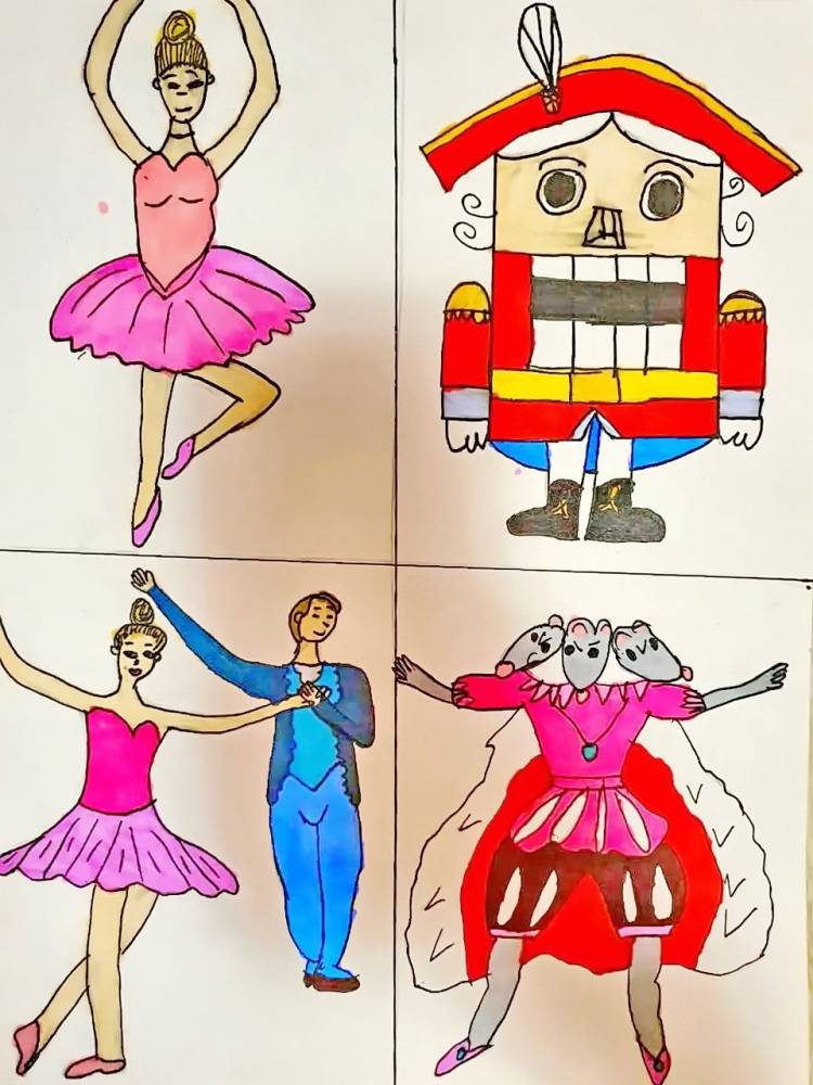 Балет щелкунчик рисунки детей