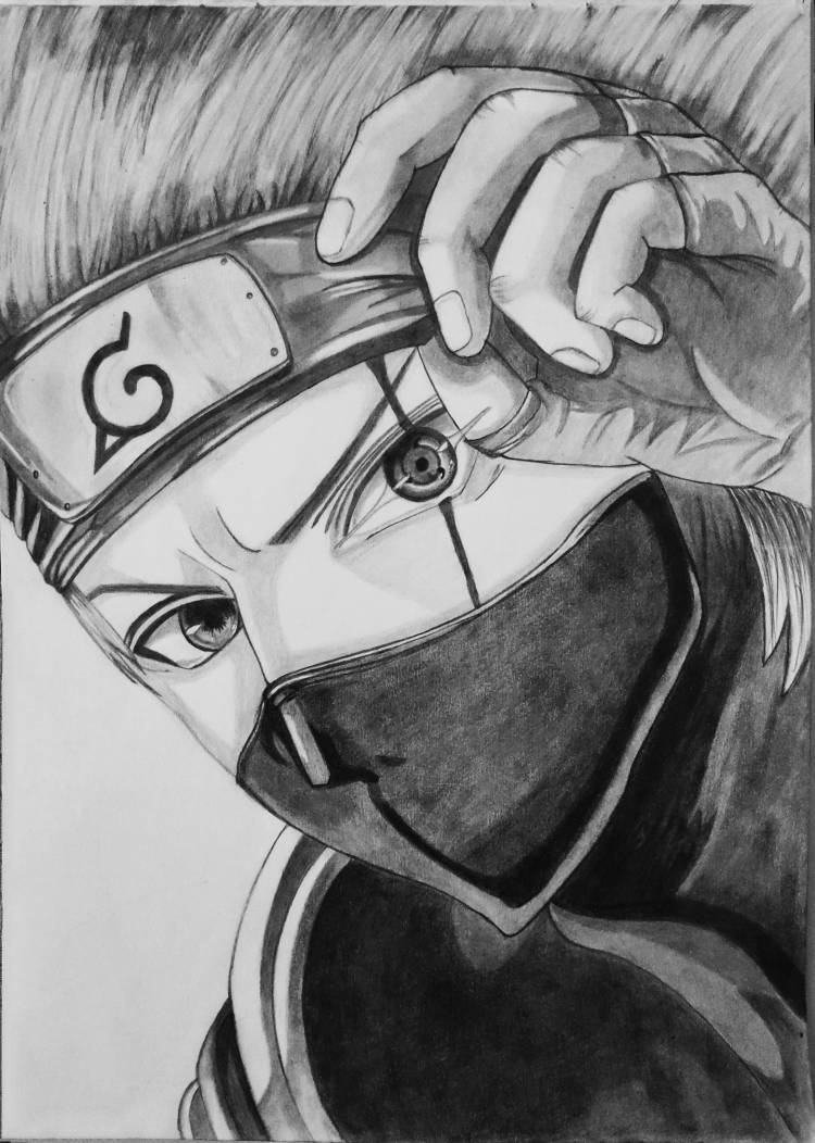 Hatake Kakashi, Рисунок