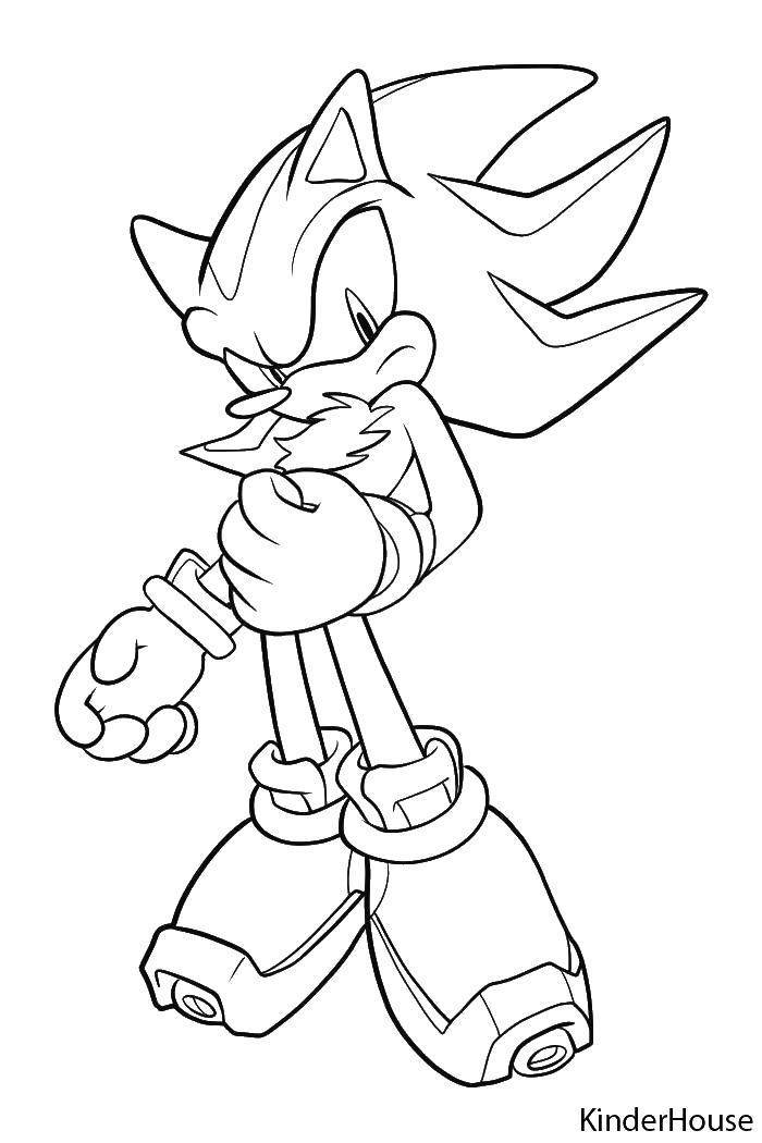 Раскраски Coloring page Fast sonic x coloring pages sonic, Download print coloring page