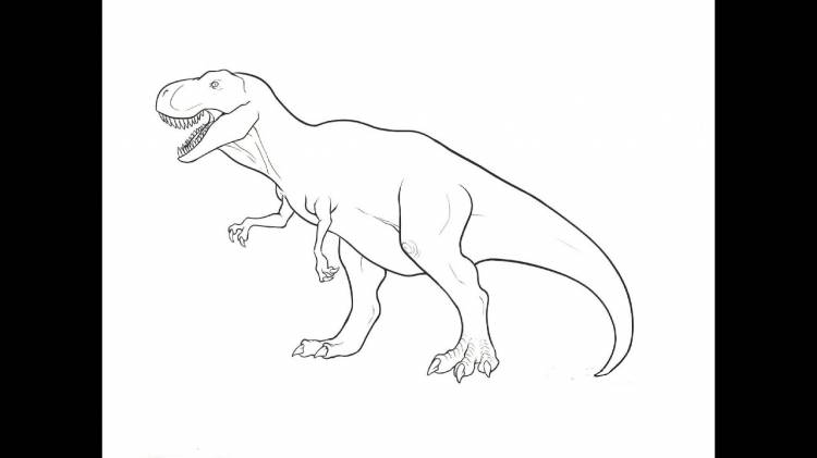 How to Draw a Tyrannosaurus