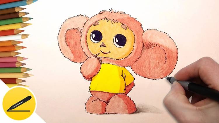 How to Draw Cheburashka step by step