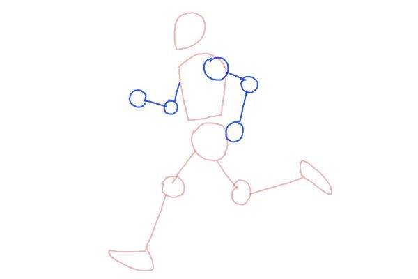 Как нарисовать бегущего человека