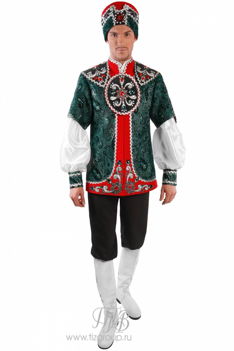 Современный народный костюм «Изумруд»