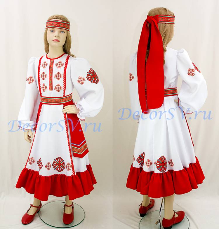 Чувашский взрослый национальный костюм