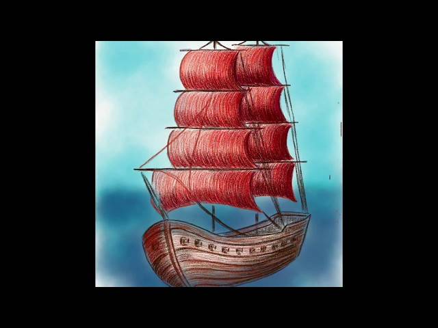 Парусный корабль Рисование поэтапно карандашом howtodraw a sailing ship Step by step drawing