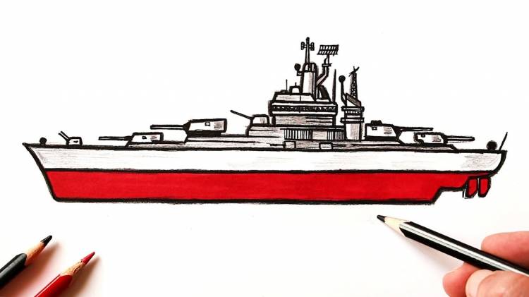 How to draw a Warship