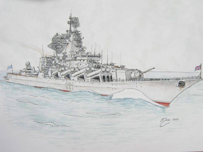 Рисунки военных кораблей для срисовки карандашом