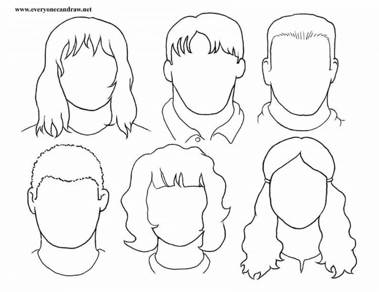 Алгоритм рисования портрета для дошкольников